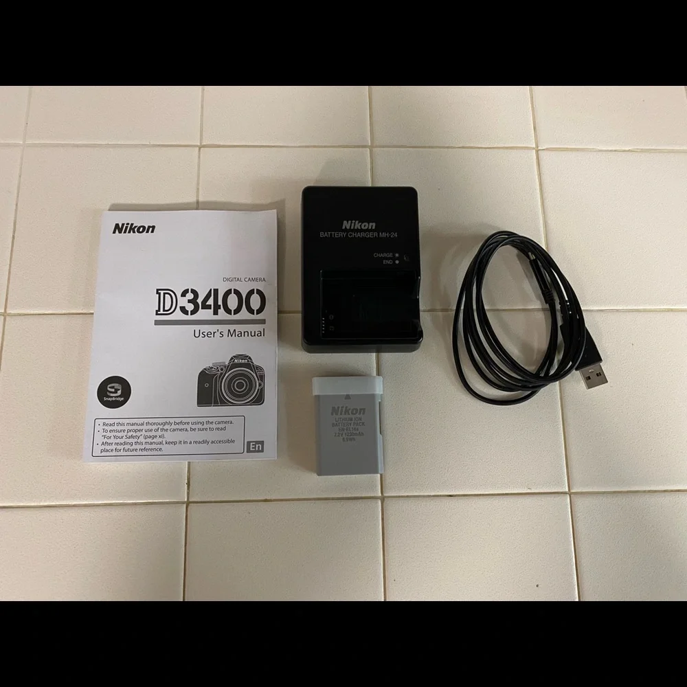 Nikon D3400 Camera with Accessories